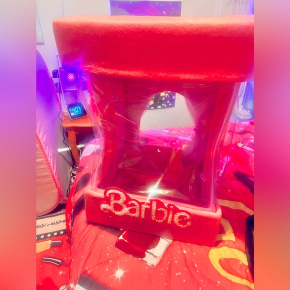 💖💖💖 BRAND NEW CUSTOM MADE DOG/CAT BED PURCHASED OFF ETSY💖💖💖 BARBIECORE - Picture 1 of 5